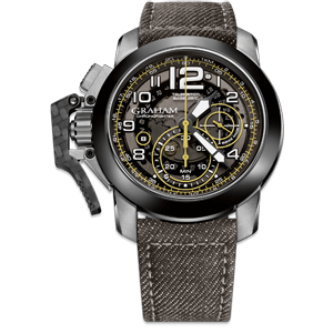 Graham Chronofighter Steel Target Grey Dial Watch