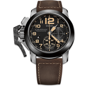 Graham Chronofighter Steel Black Dial Watch