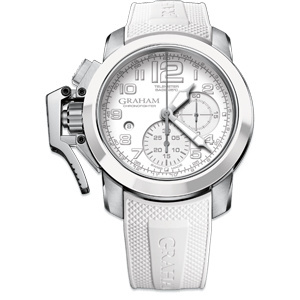Graham Chronofighter Steel All White Watch