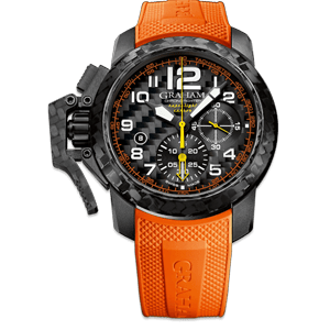Graham Chronofighter Superlight Carbon Orange Watch