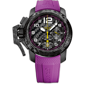 Graham Chronofighter Superlight Carbon Purple Watch