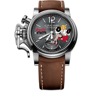 Graham Chronofighter Vintage Nose Art Chloe Limited Edition Watch