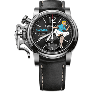Graham Chronofighter Vintage Nose Art Linda Limited Edition Watch