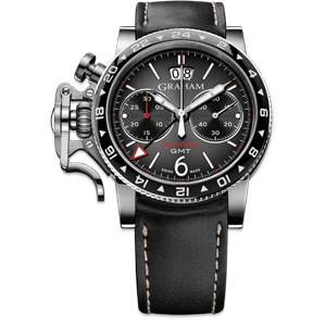 Graham Chronofighter Vintage GMT Grey Dial Watch