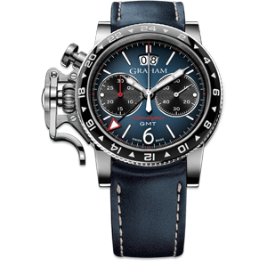 Graham Chronofighter Vintage GMT Blue Dial Watch
