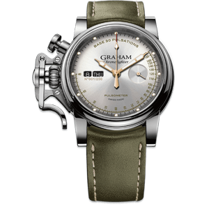 Graham Chronofighter Vintage Pulsometer Silver Dial Limited Edition Watch