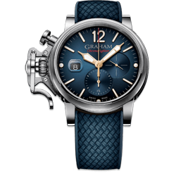 Graham Chronofighter Grand Vintage Blue Dial Watch