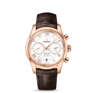 Omega De Ville Co-Axial Chronograph Silver Dial Watch