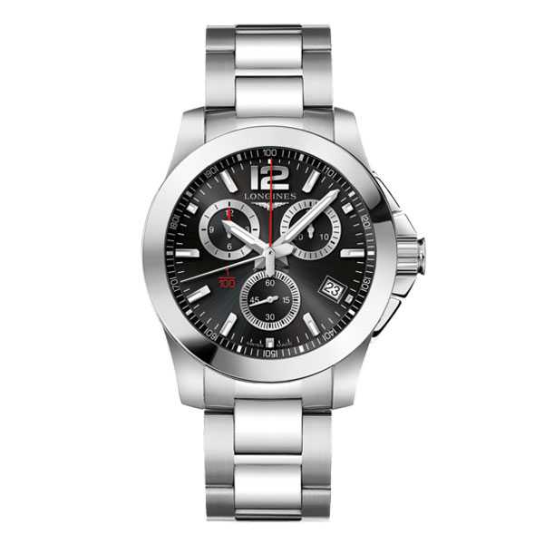 Longines Sport Conquest 1/100th Alpine Skiing Watch L3.700.4.56.6 for ...