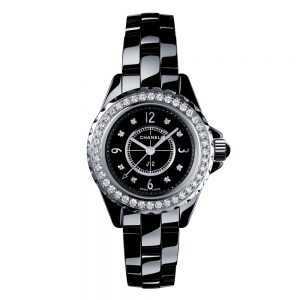 Chanel J12 Black Diamonds Watch