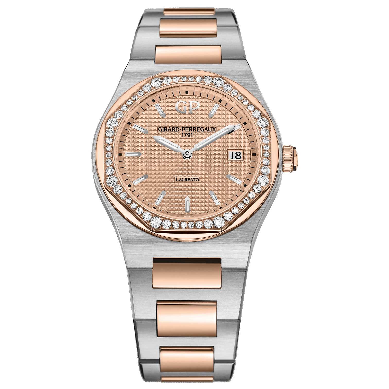 Girard Perregaux Laureato Quartz 34mm Ladies Watch 80189D56A331-56A for $12,720 â¢ Black Tag Watches