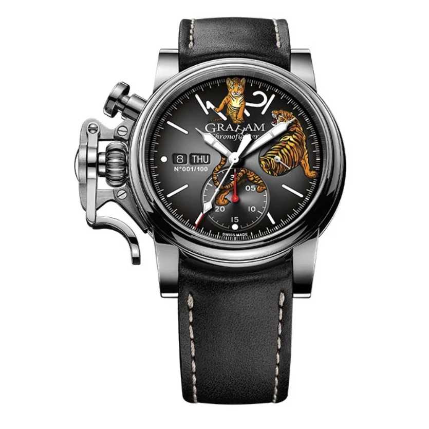 Graham Chronofighter Vintage Ltd Tiger Limited Edition Watch