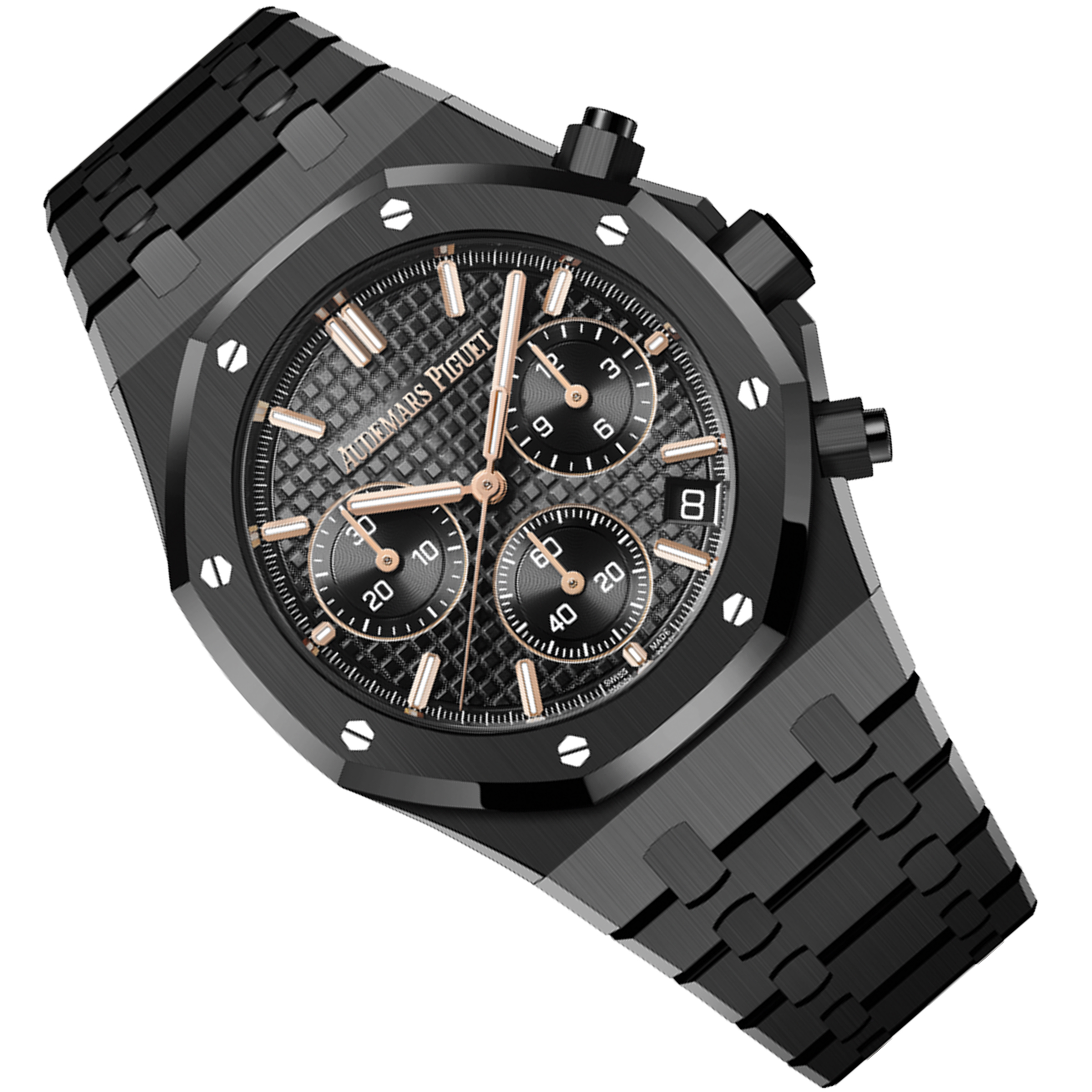 Audemars Piguet Royal Oak Chronograph Black Ceramic — Black Tag