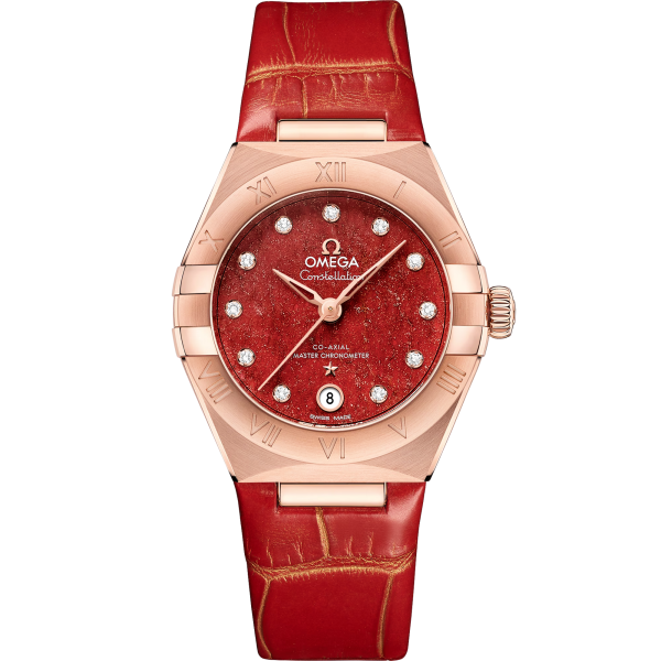 Omega Constellation Red Pink