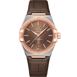Omega  Constellation Brown Silver, pink