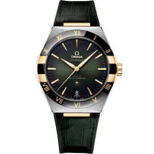 Omega Constellation Green Silver, yellow