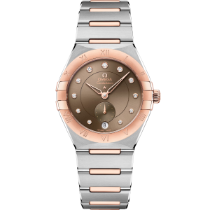 Omega  Constellation Brown Silver, pink