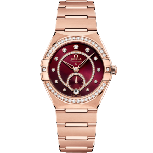 Omega  Constellation Red Pink