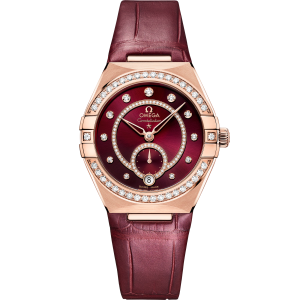Omega  Constellation Red Pink