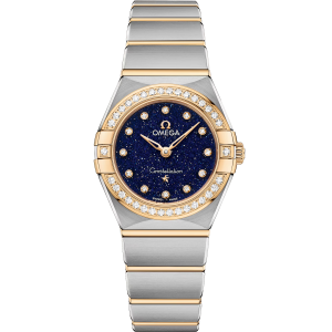 Omega Constellation Blue Silver, yellow