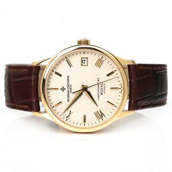 Vacheron Constantin Patrimony Chronometer Royal Yellow Gold Silver Dial