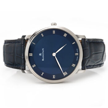 Blancpain Villeret Ultra Slim Automatic Blue Dial White Gold