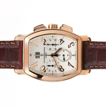 Vacheron Constantin Royal Eagle Chronograph Silver Dial Rose Gold