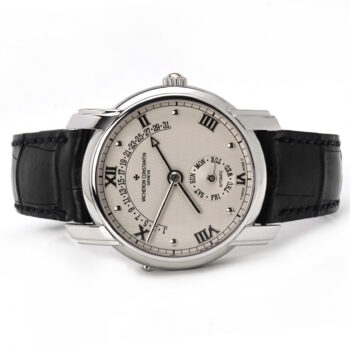 Vacheron Constantin Patrimony 31 Day Retrograde White Gold Silver Dial