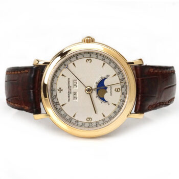 Vacheron Constantin Historique Triple Calendar Yellow Gold Silver Dial
