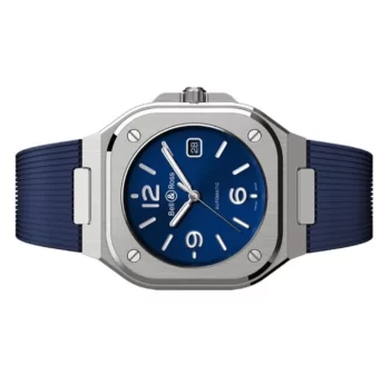 Bell & Ross Instruments BR 05 Blue Steel Rubber