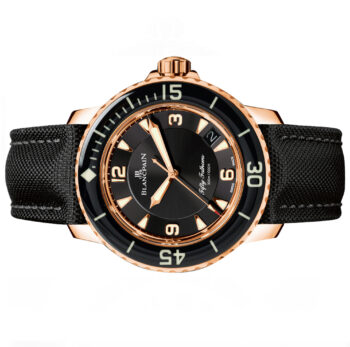 Blancpain Fifty Fathoms Automatic Rose Gold Black Dial
