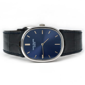 Patek Philippe Golden Ellipse White Gold Blue Dial