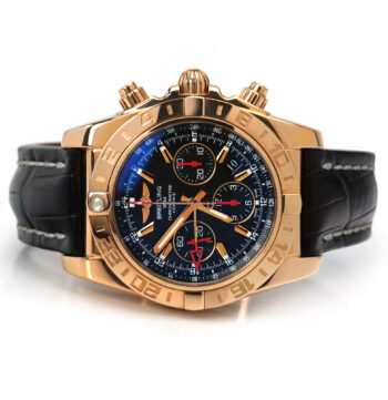 Breitling Chronomat 44 GMT Black Dial Rose Gold Limited