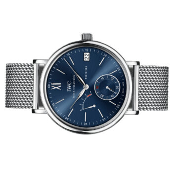 IWC Portofino Hand Wound Eight Days Blue Dial