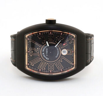 Franck Muller Vanguard Black Titanium Rose Gold