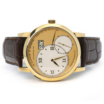 A. Lange & Sohne Grand Lange 1 Yellow Gold Gold Dial