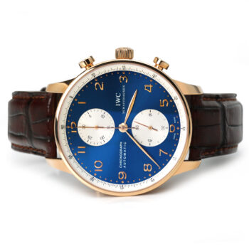 IWC Portugieser Chronograph Bucherer Blue Edition