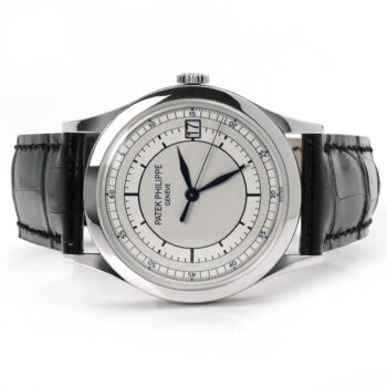 Patek Philippe Calatrava White Gold Silver Dial