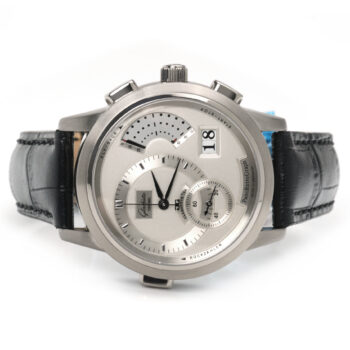 Glashutte Original PanoRetroGraph Manual Wind White Gold Silver Dial