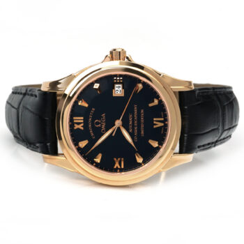 Omega De Ville Co-Axial Chronometer Limited Rose Gold Black Dial