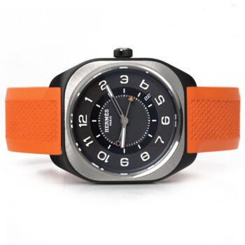 Hermes H08 42mm Titanium Orange