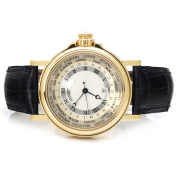 Breguet Marine Hora Mundi 24 Time Zones Silver Dial Yellow Gold