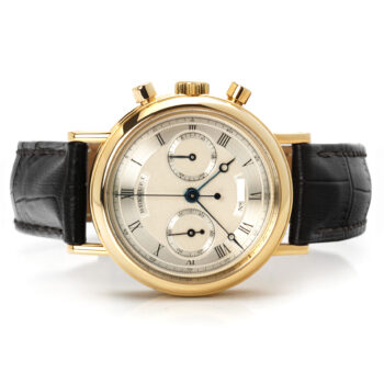 Breguet Classique Chronograph Silver Dial Yellow Gold