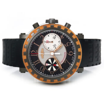 DeWitt Academia Chronographe Rose Gold Titanium Black Dial