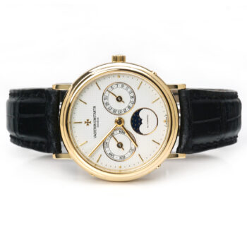 Vacheron Constantin Historiques Triple Calendar Yellow Gold White Dial