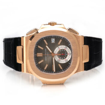 Patek Philippe Nautilus Chronograph Rose Gold Brown Dial