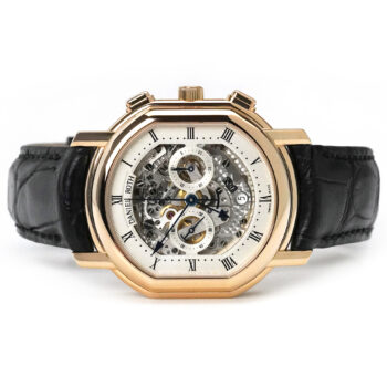 Daniel Roth Ellipsocurvex Master Chronograph Yellow Gold Silver Dial