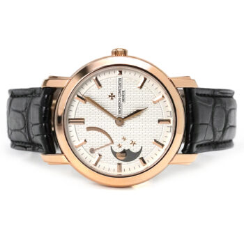 Vacheron Constantin Malte Moon Phase Silver Dial Rose Gold
