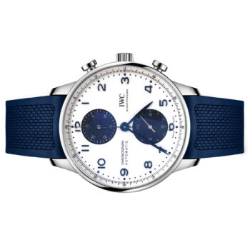 IWC Portugieser Chronograph "Blue Panda" Steel