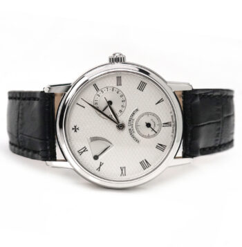 Vacheron Constantin Patrimony Power Reserve Date White Gold Silver Dial